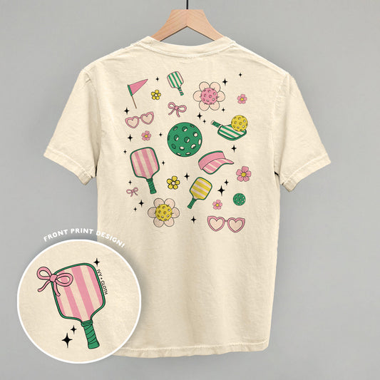 Pickleball Retro Doodles (Back Print)