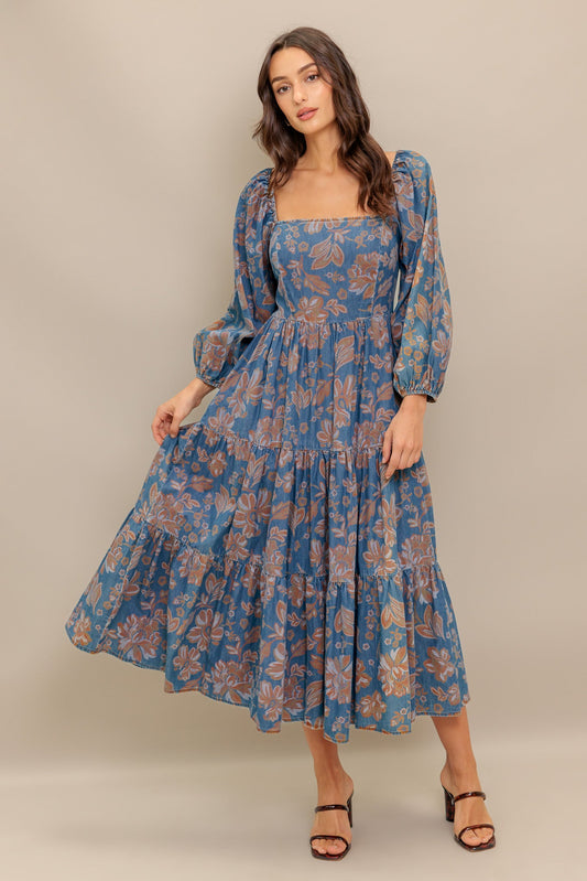 Courtney Chambray Midi Dress