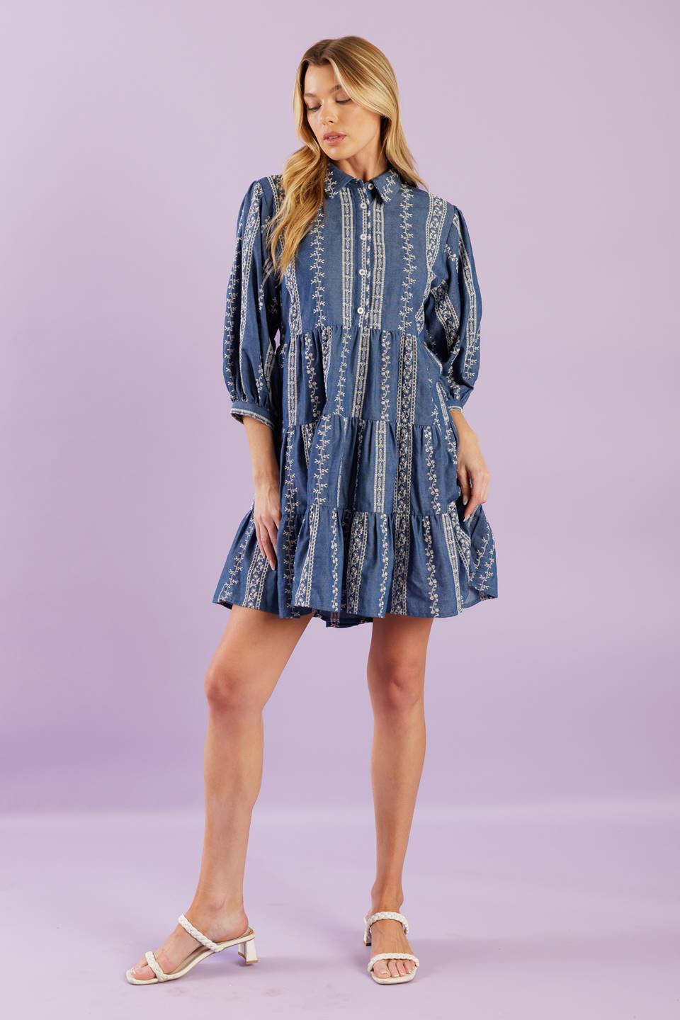 ENDLESS SUNSHINE WOVEN MINI DRESS