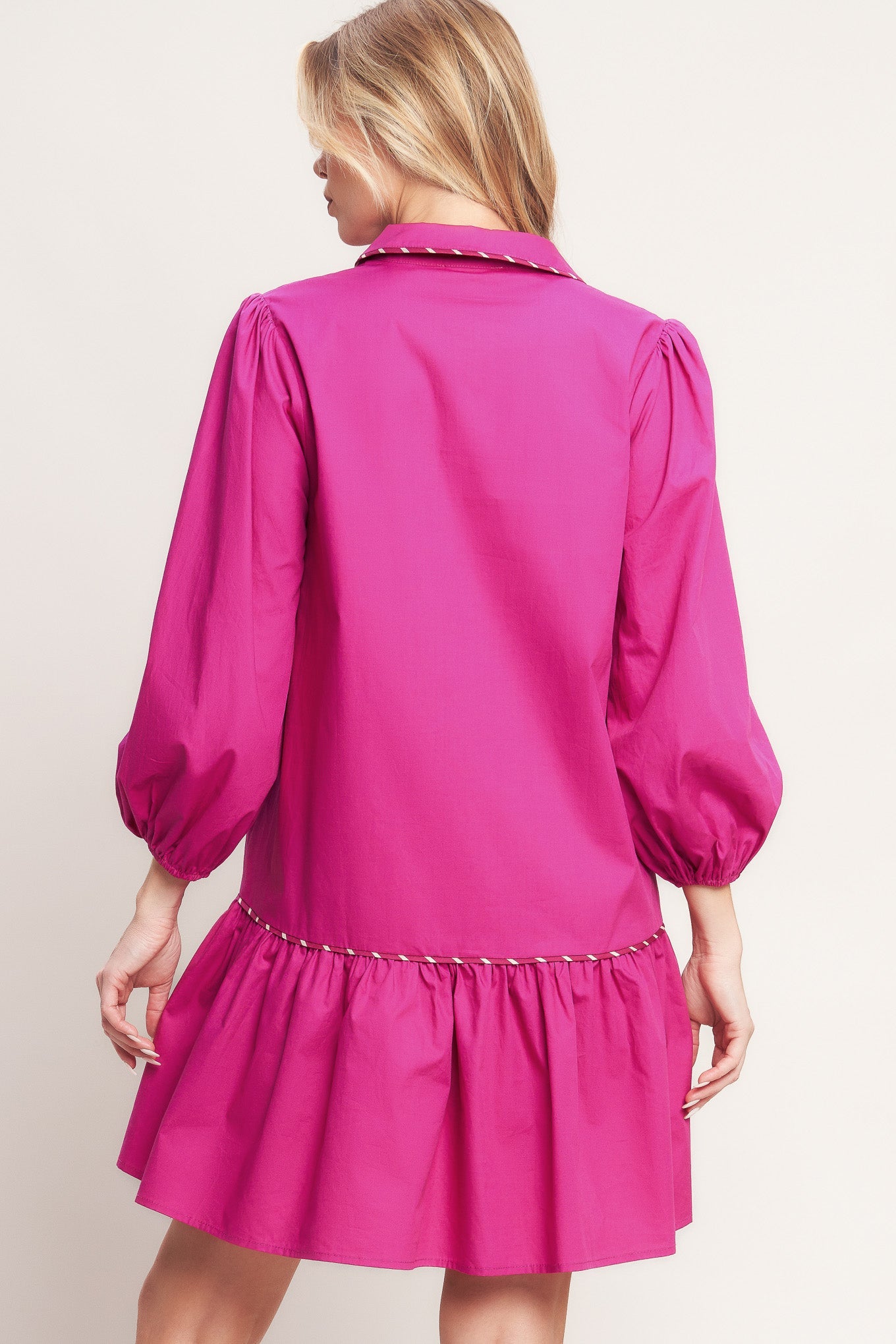 PRETTY MUCH PERFECT WOVEN MINI DRESS