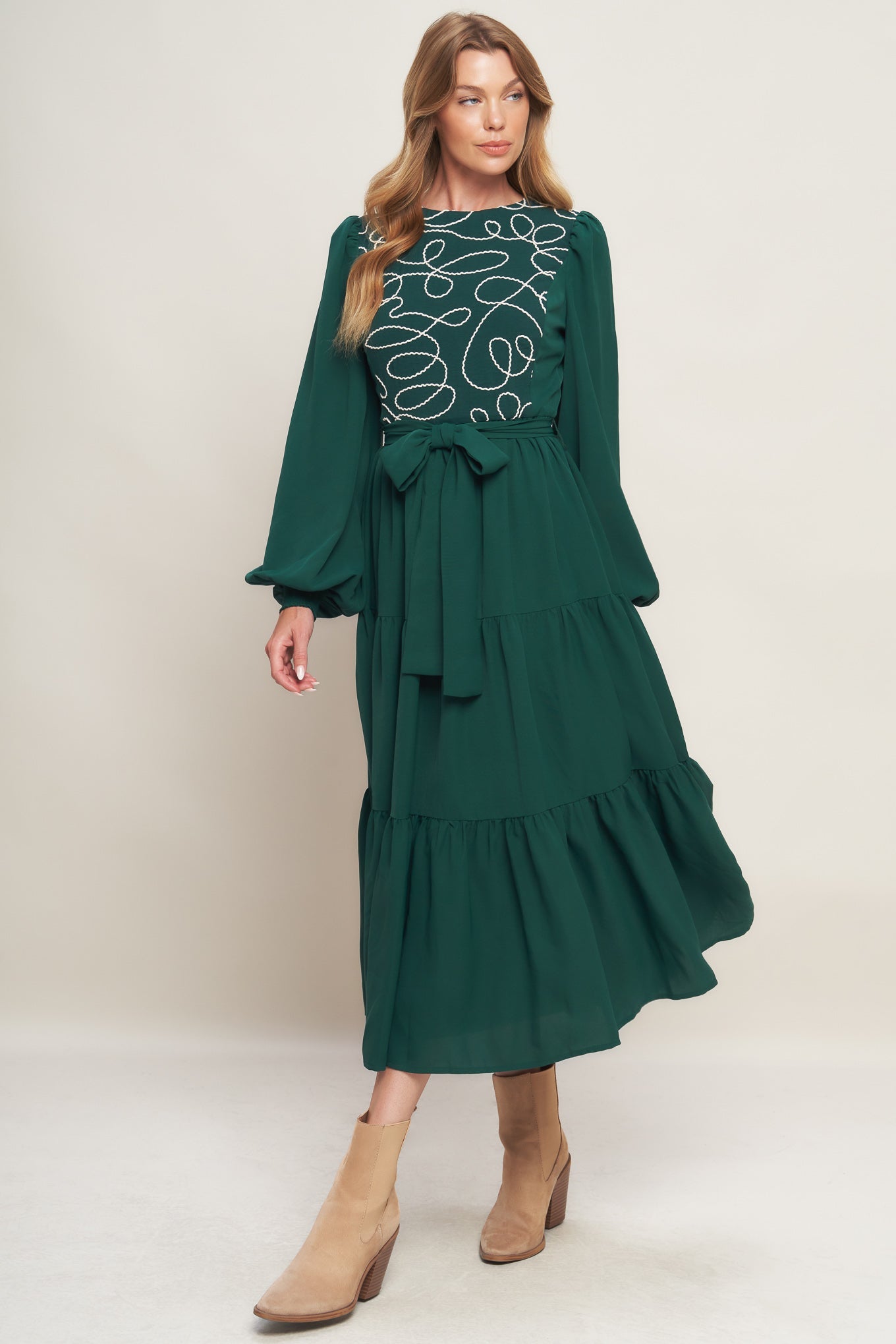 Christmas Pictures Maxi Dress