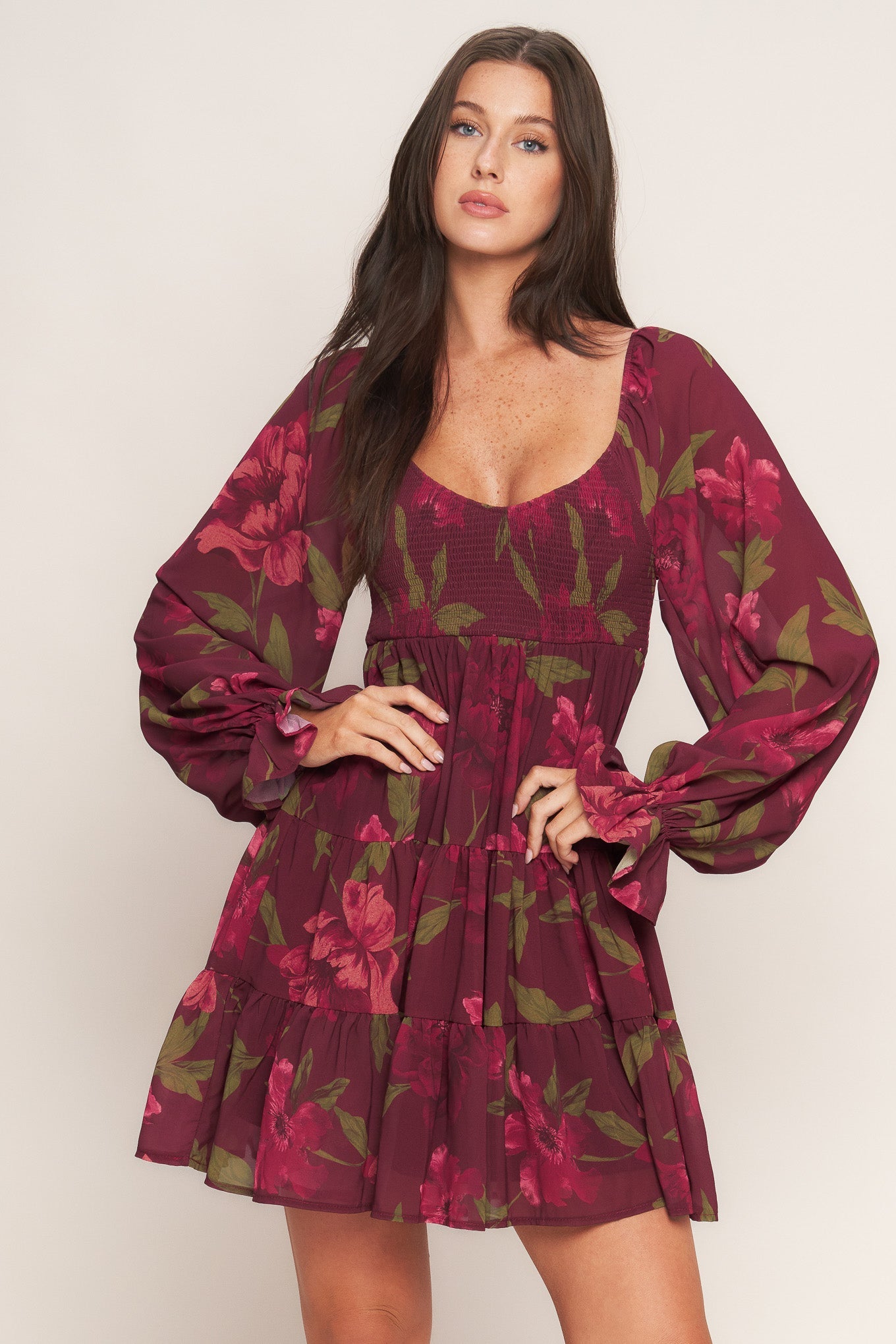 Blooming Again Smocked Dress