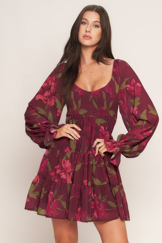 Blooming Again Smocked Dress