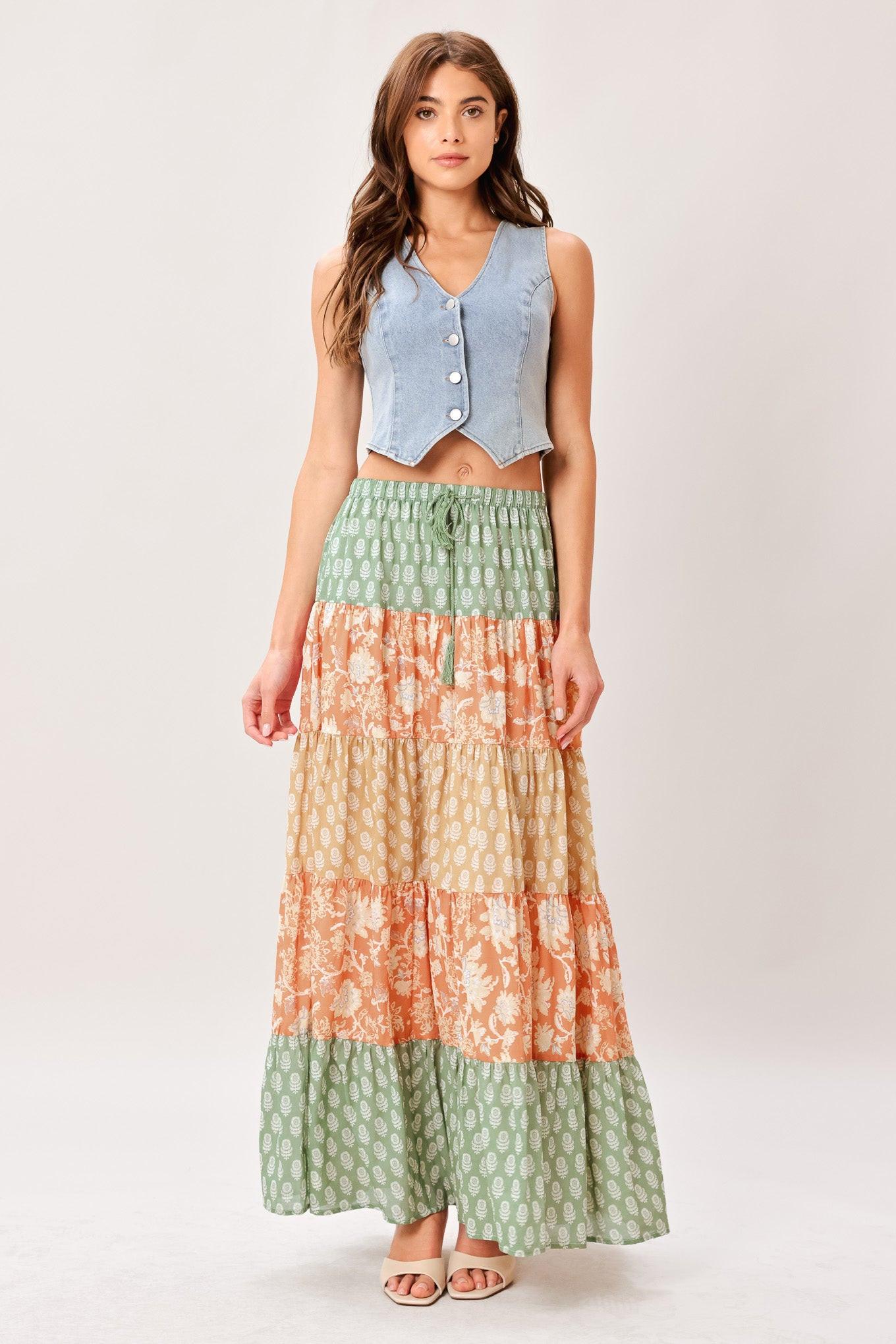 The Terrah Midi Skirt