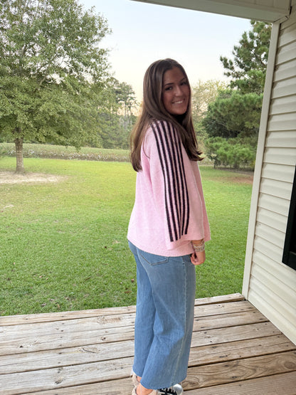 Pink Out Oversized Sweater Top