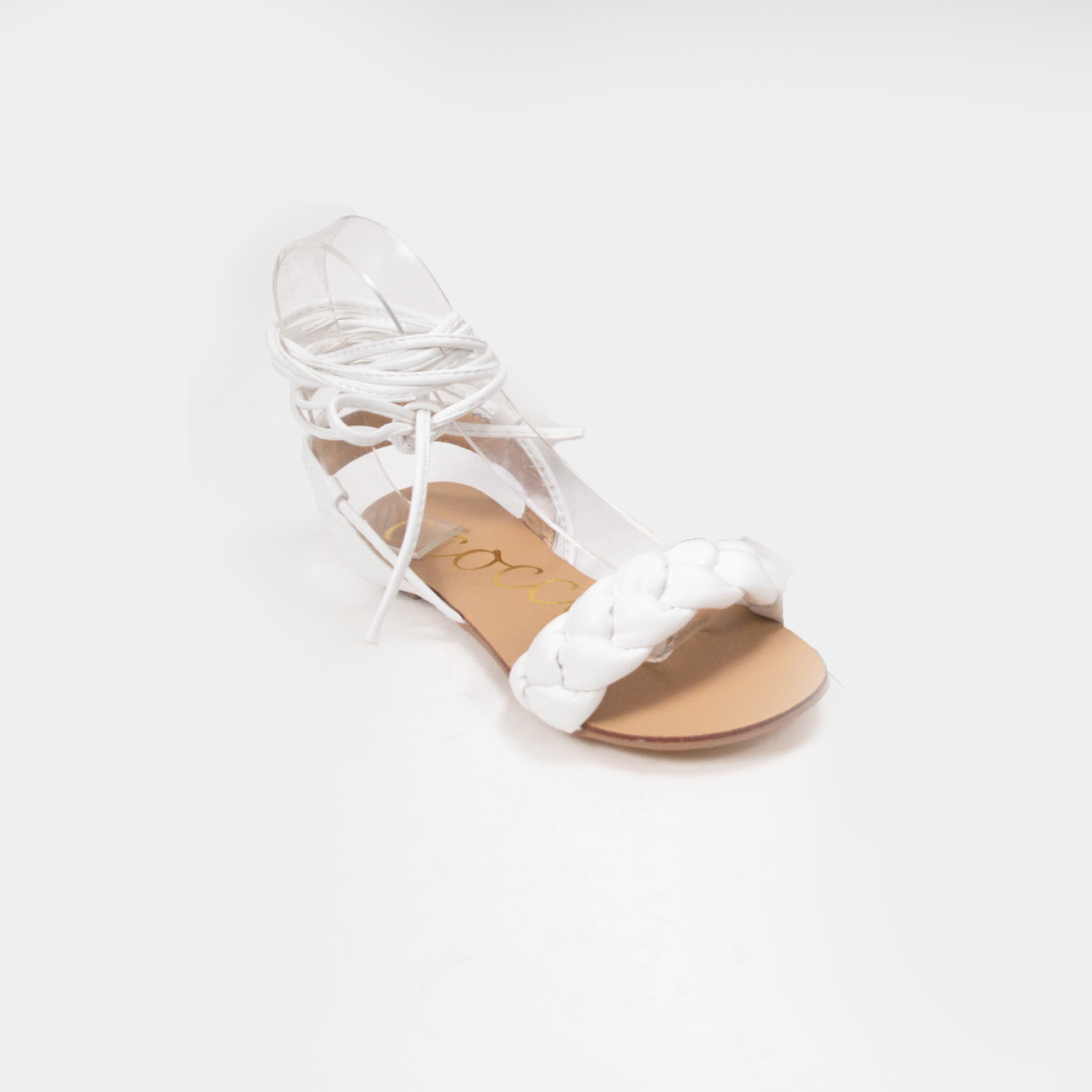 The Bowie Braided Lace Up Sandal