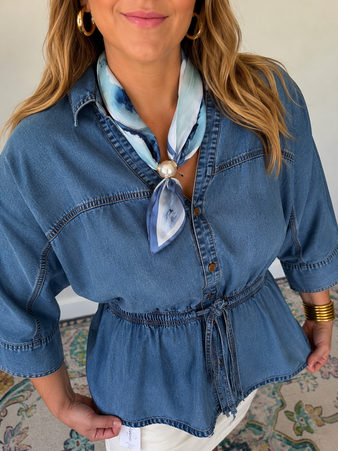 Modern Girl Magnetic Scarf Necklace