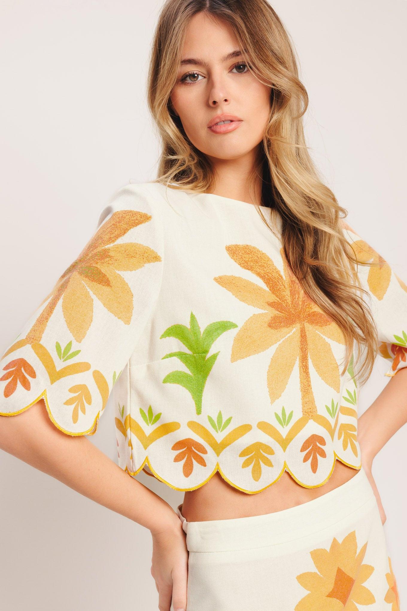 Loving Palm Life Top
