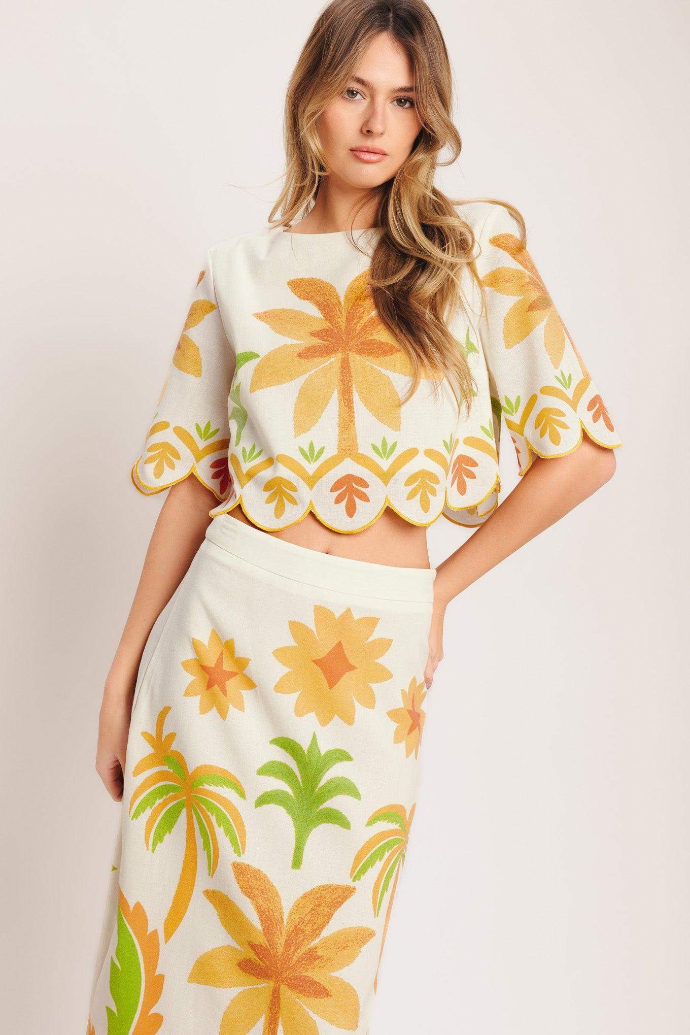 Loving Palm Life Top