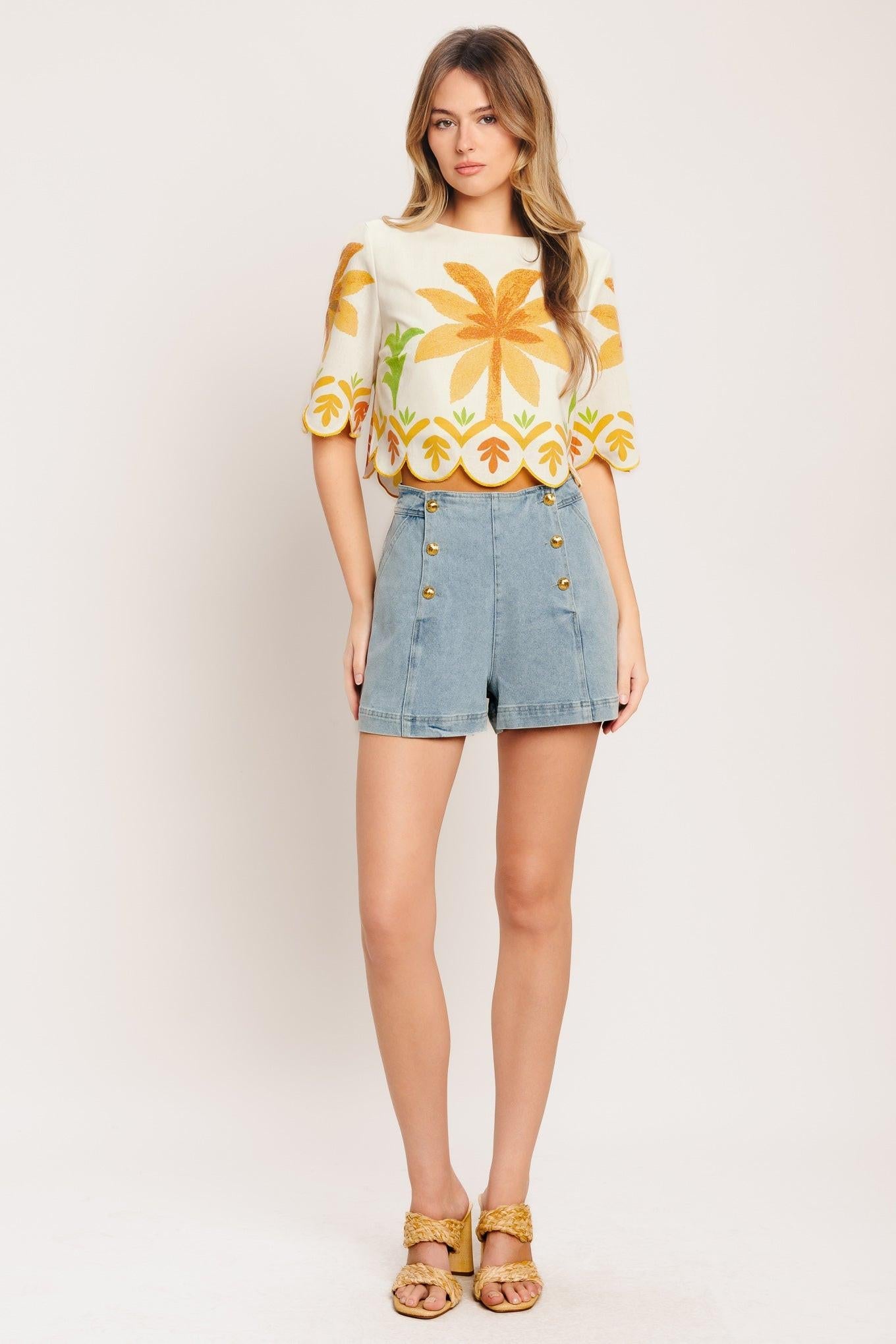 Loving Palm Life Top