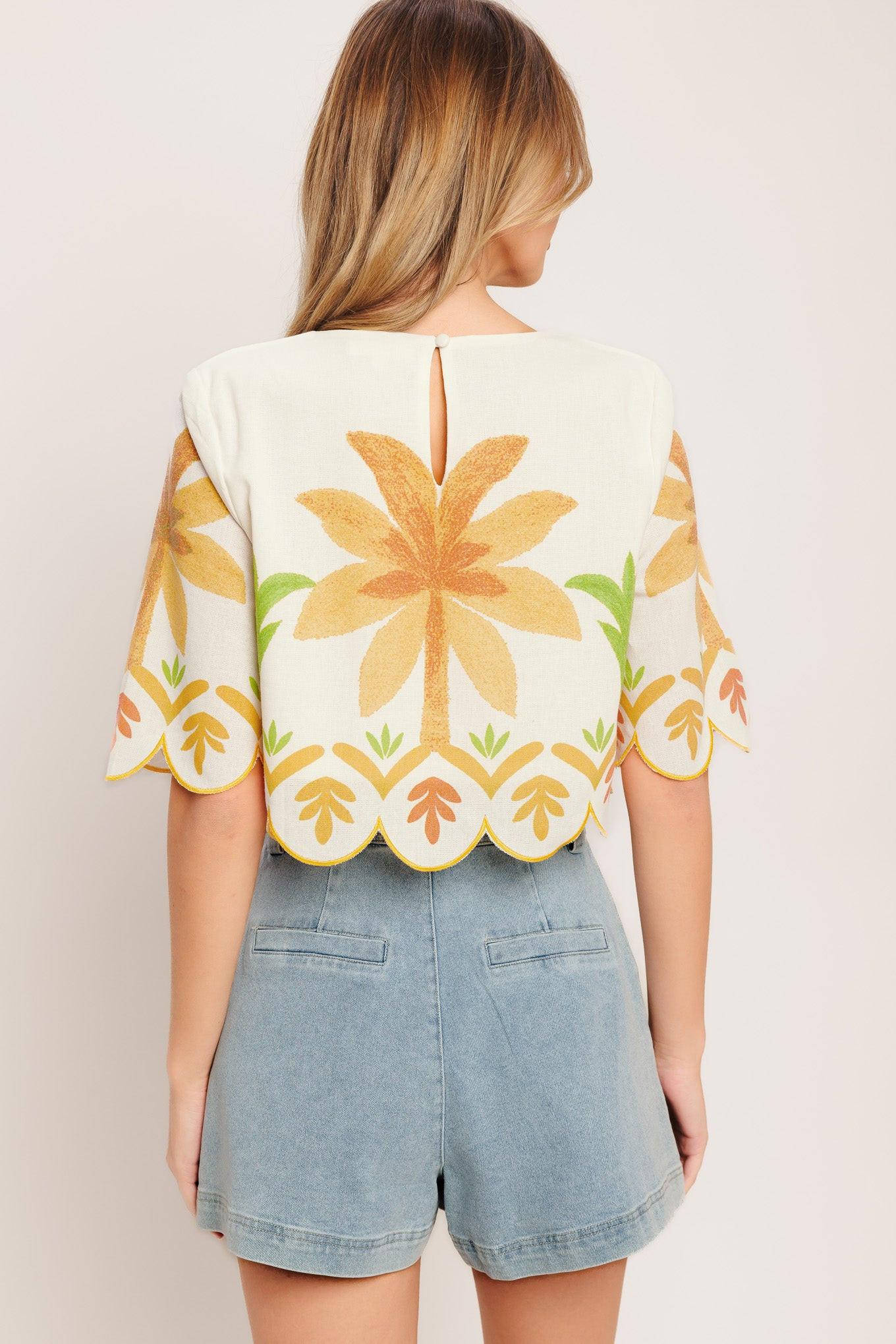 Loving Palm Life Top