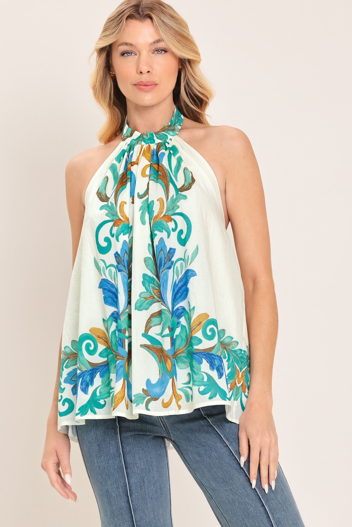 Cerulean Charm Top
