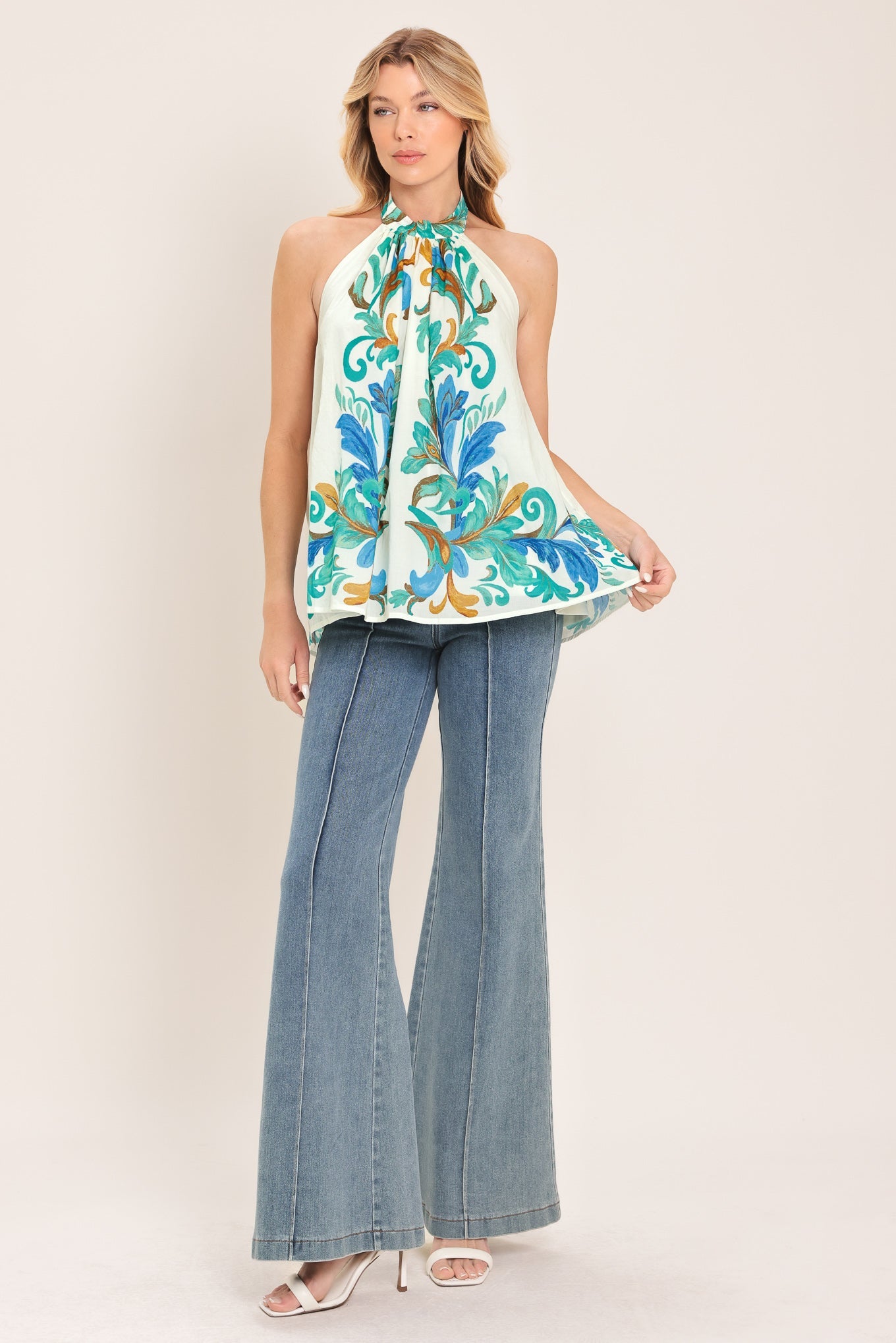 Cerulean Charm Top