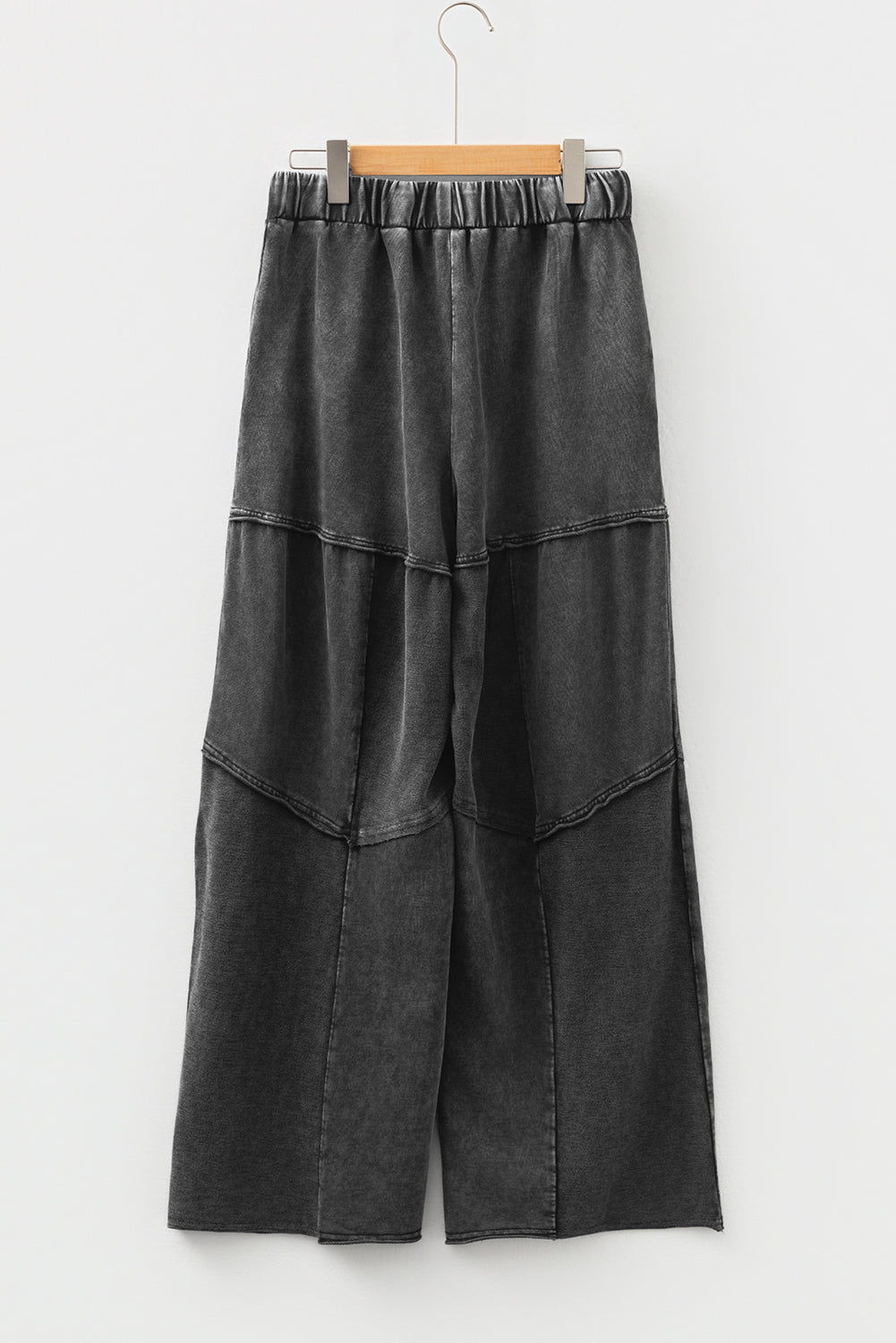 Mineral Wash Patchwork Drawstring Pants