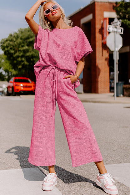 9 to 5 Wide Leg Pants Set