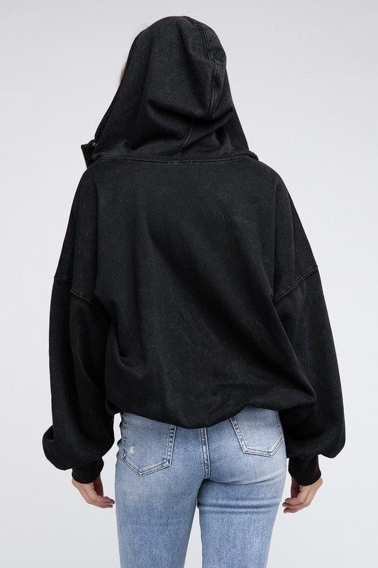 Bibi Stitch Detailed Elastic Hem Hoodie