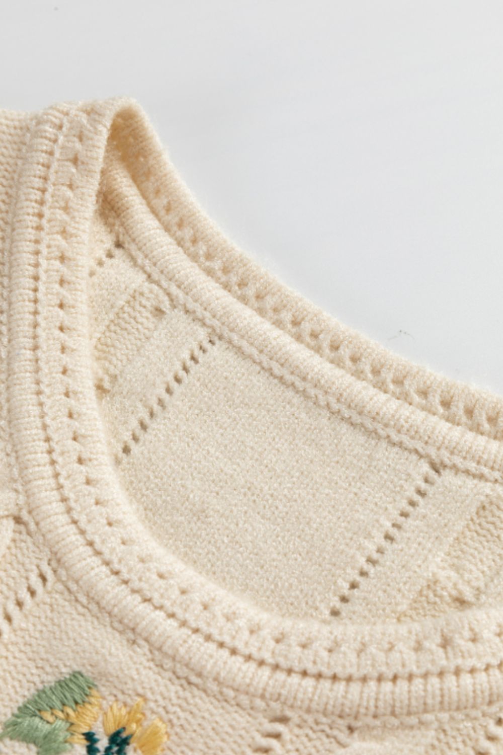 Sprint to Spring Embroidered Sweater