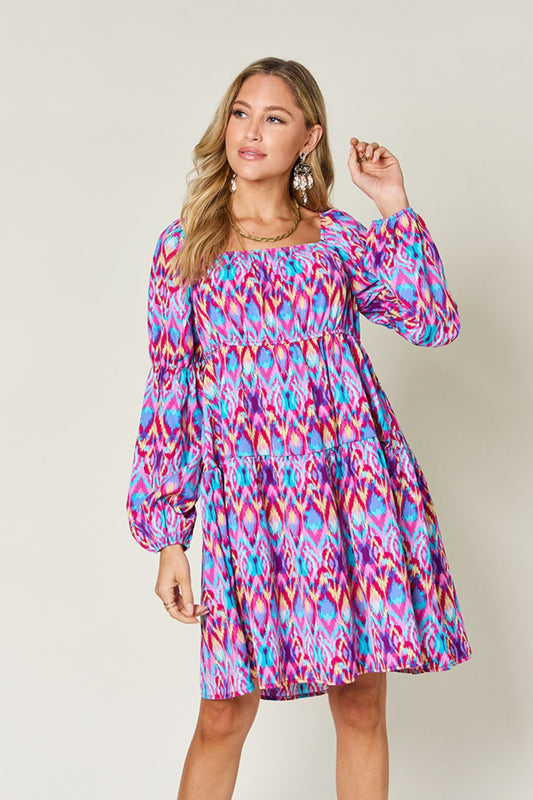 Double Take Fall Florals  Dress