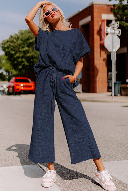 9 to 5 Wide Leg Pants Set
