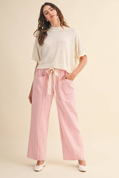 Lillith Cream Lightweight Knit Top