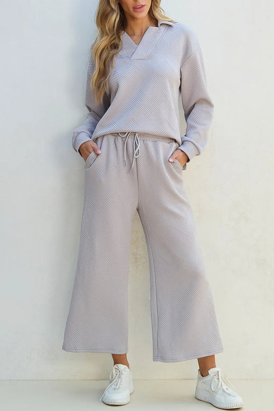 Always Remember Textured Pants Set