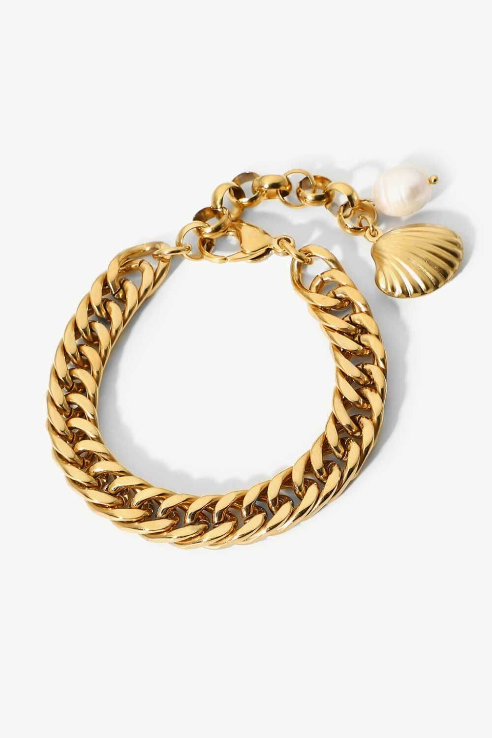 Brittany Shell Chain Bracelet