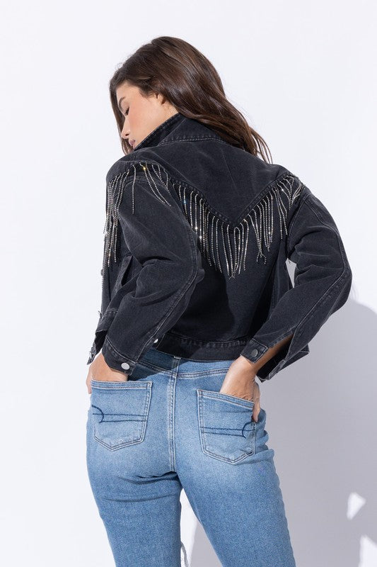 Riley Crop Denim Jacket