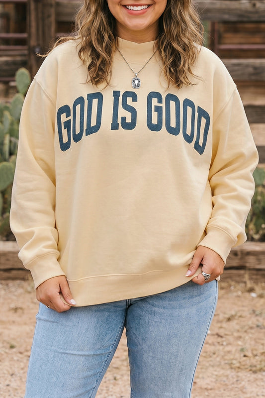 Jesus Loves You Mock Neck Top