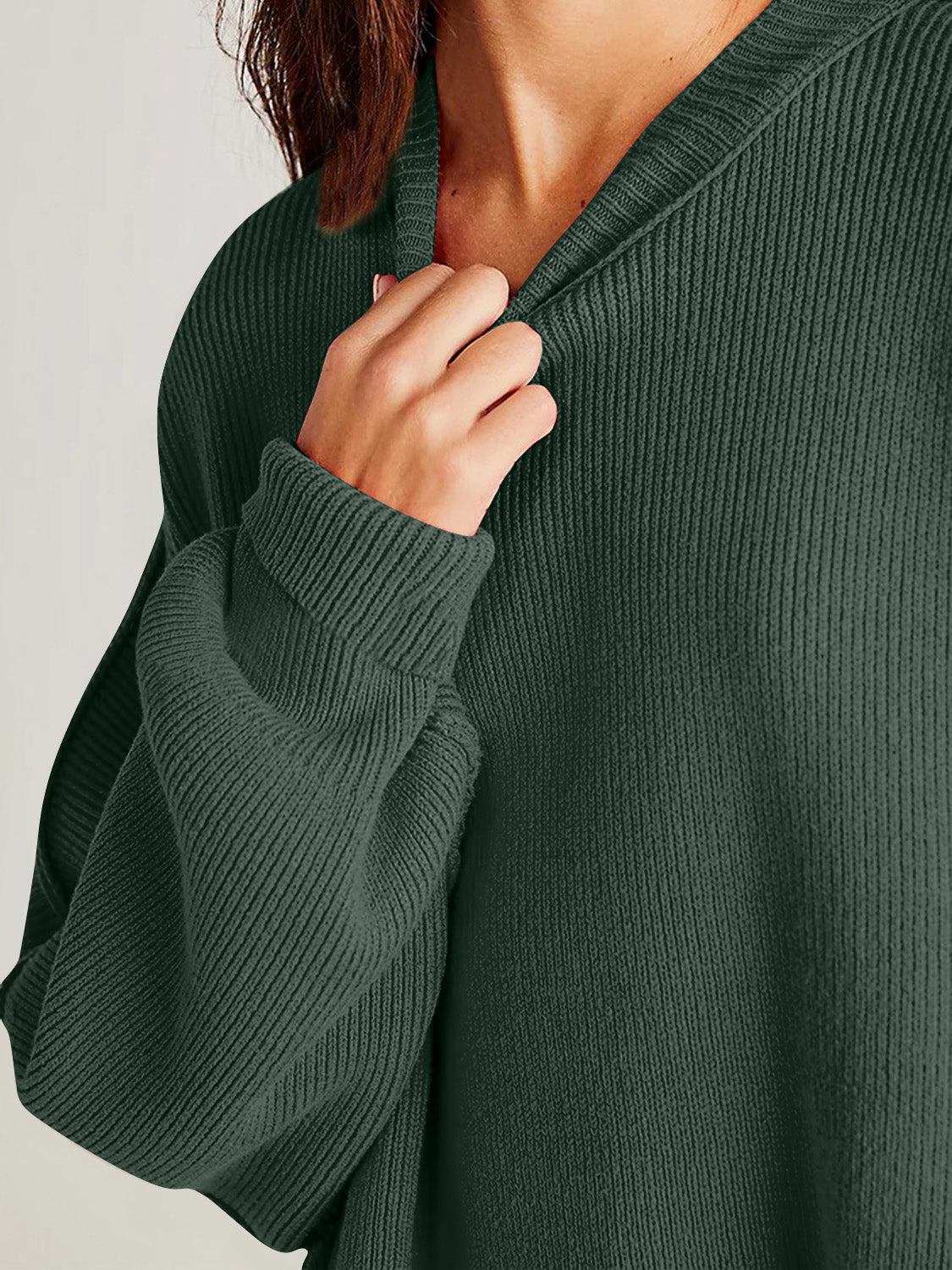 Mandy Side Slit Sweater  Oversized Pullover Sweater