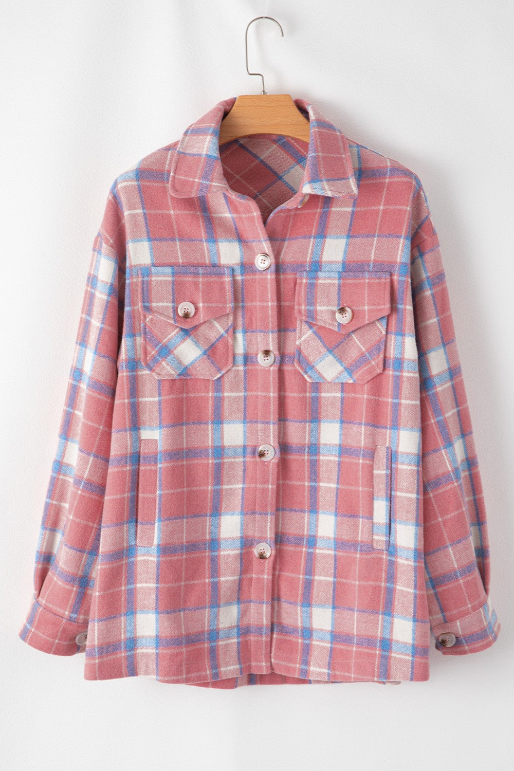 Joey Plaid Button Up Shacket