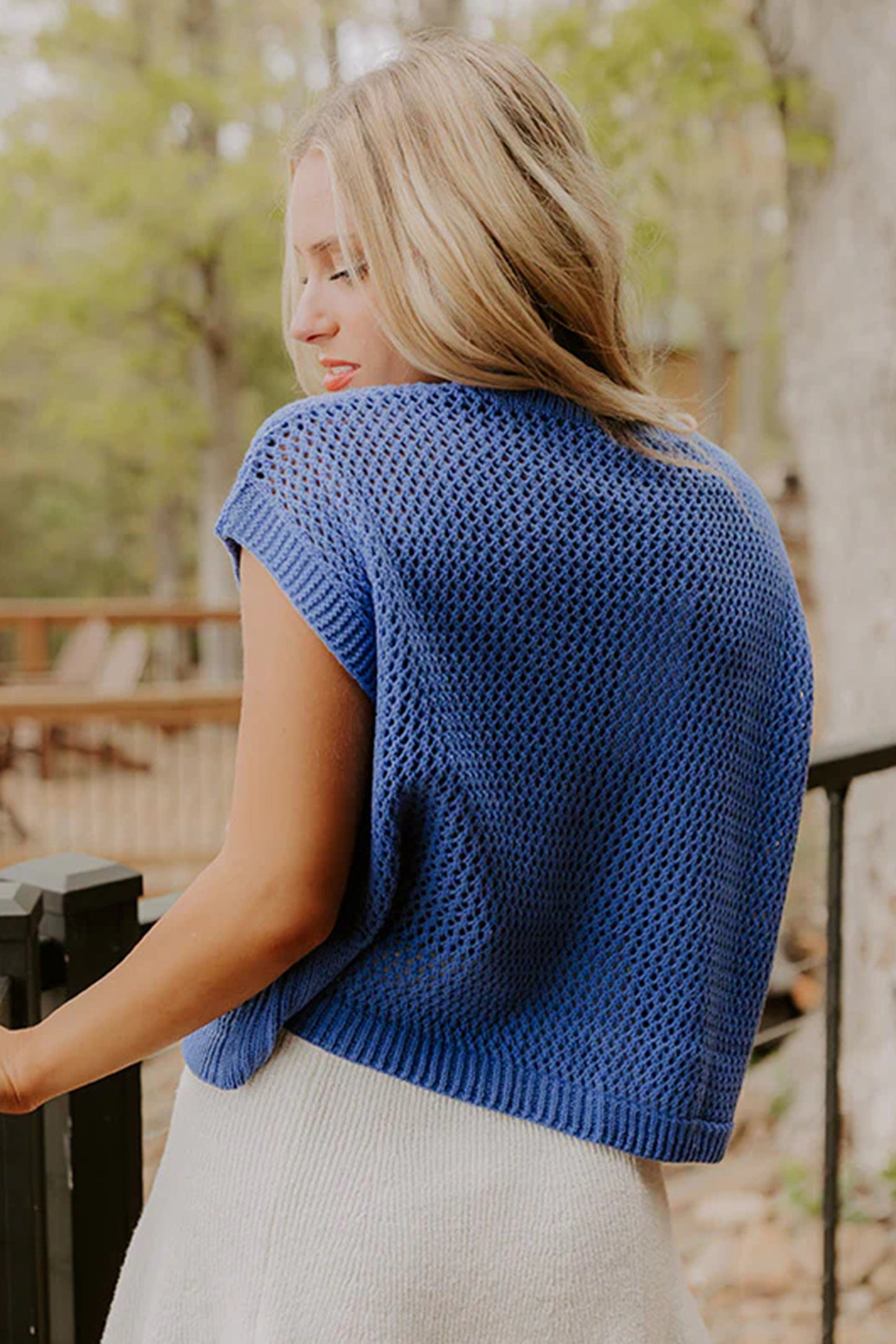 From Sea to Shining Sea Knit Top