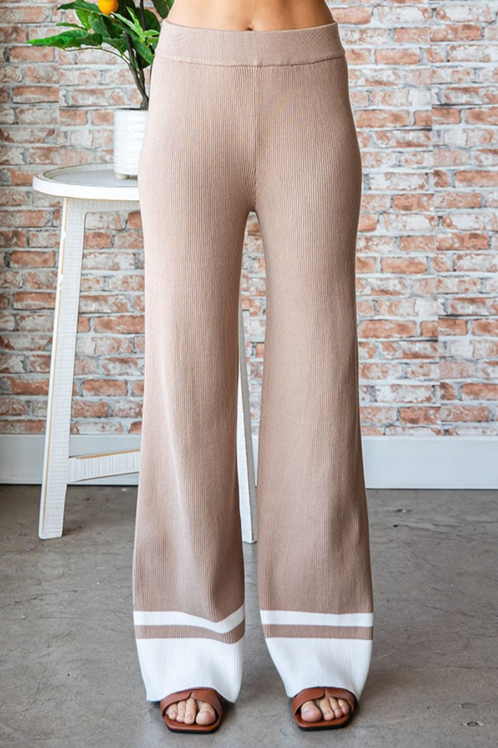 Dallas First Love Contrast Ribbed Knit (Pants Only)