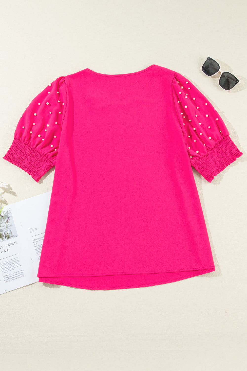 Pretty In Pink Pearl Blouse