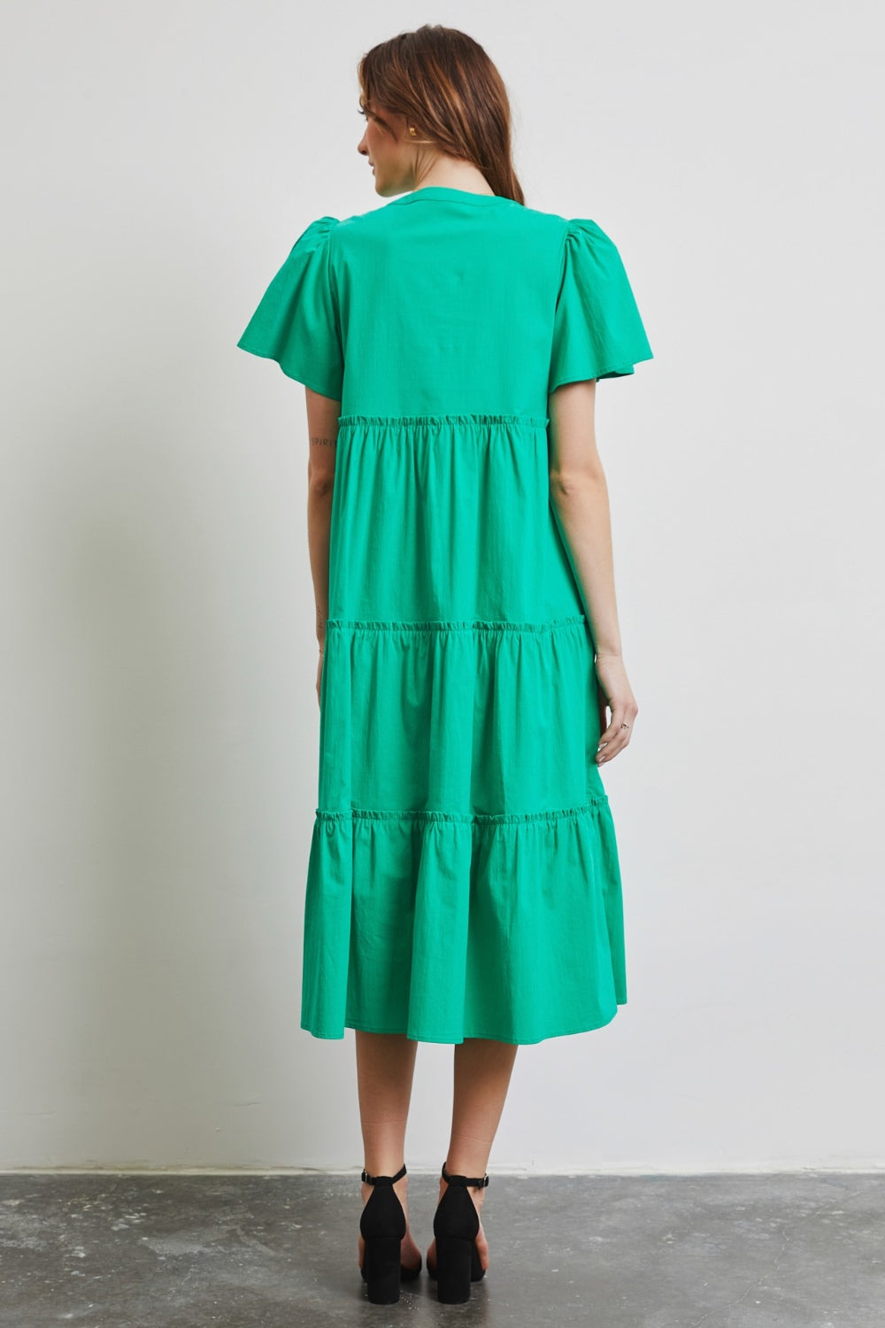 The Polly Tiered Midi Dress