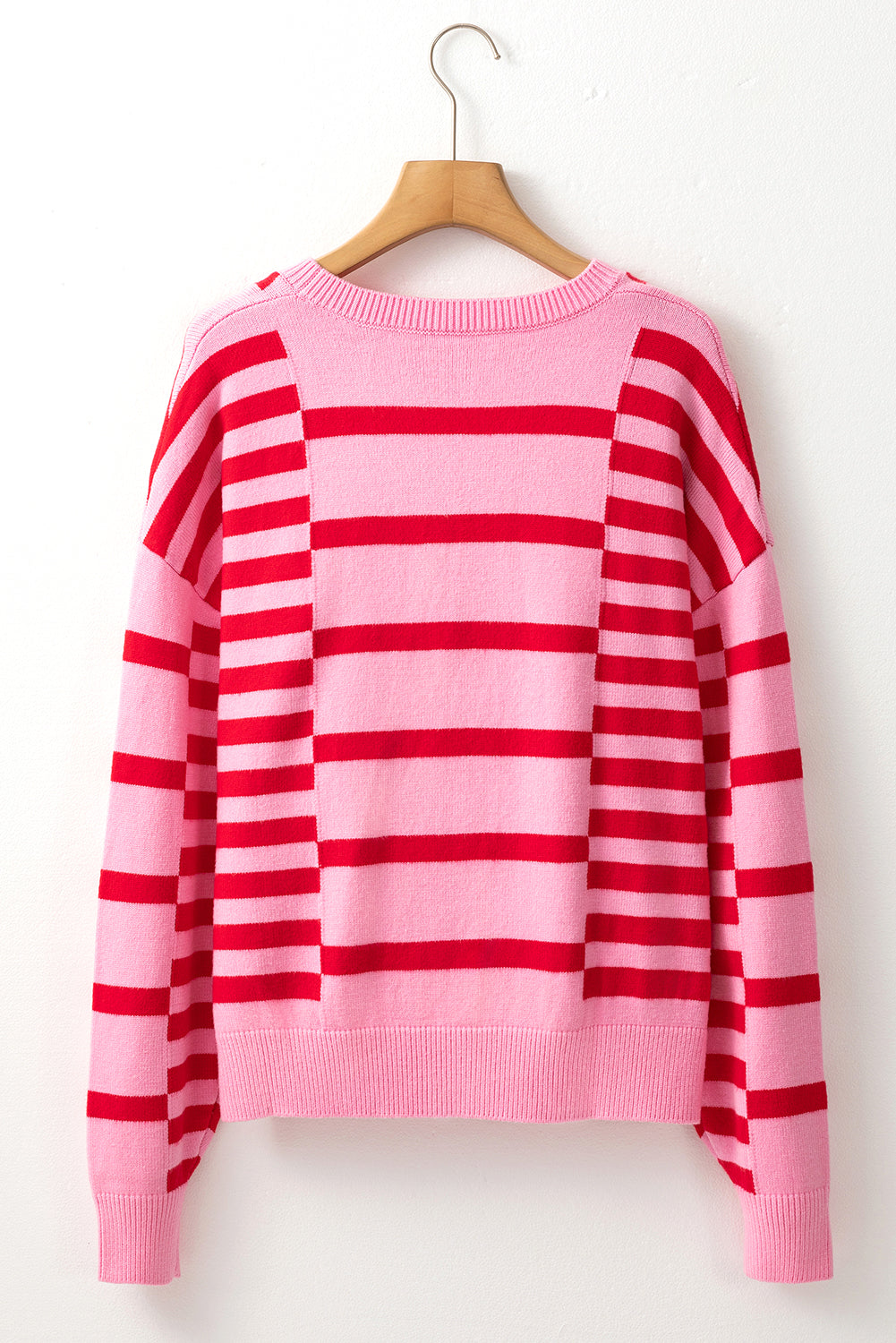 Nora Striped Sweetheart Sweater