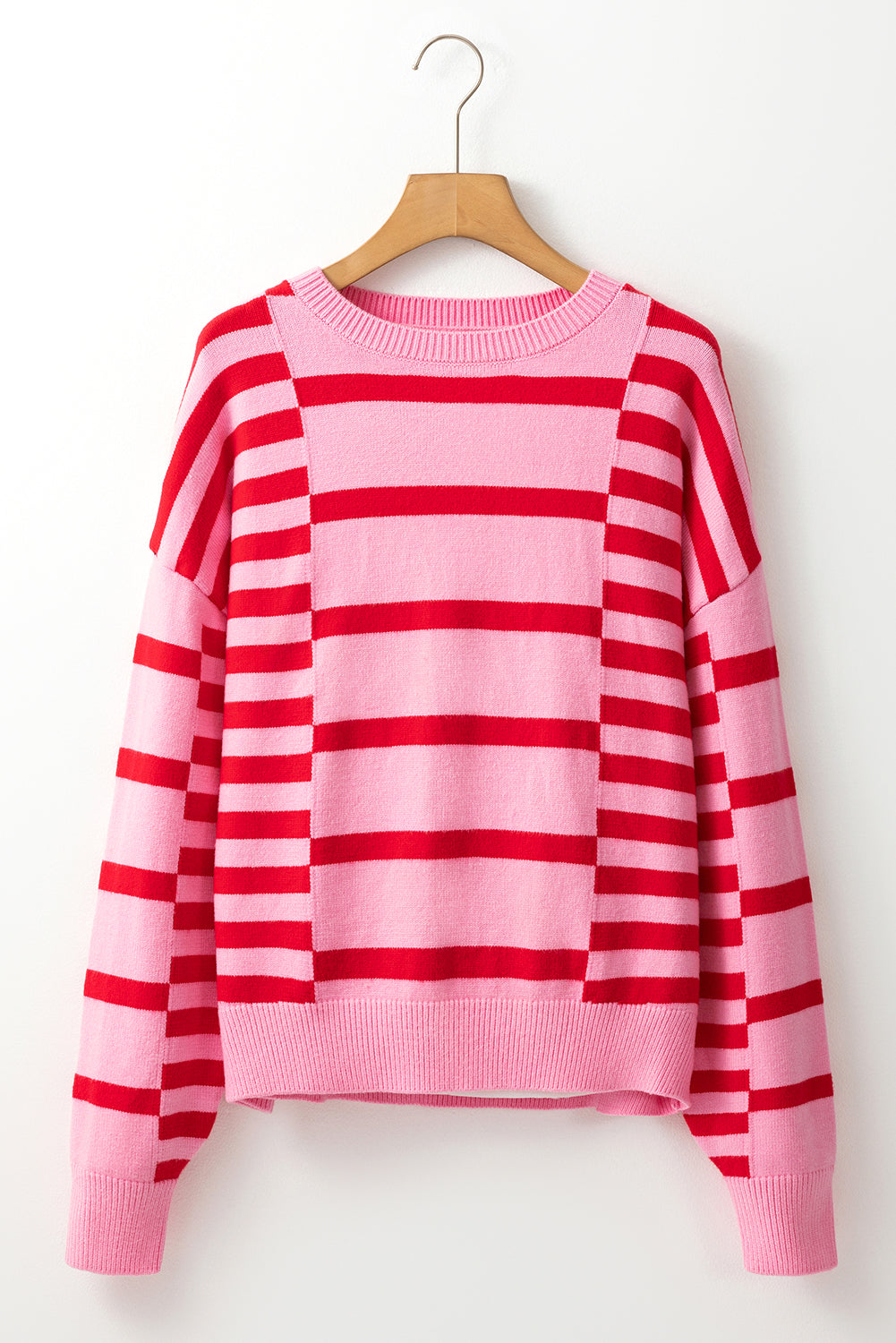 Nora Striped Sweetheart Sweater