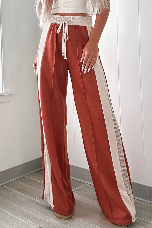 Darcie High Waisted Wide Leg Seam Pants