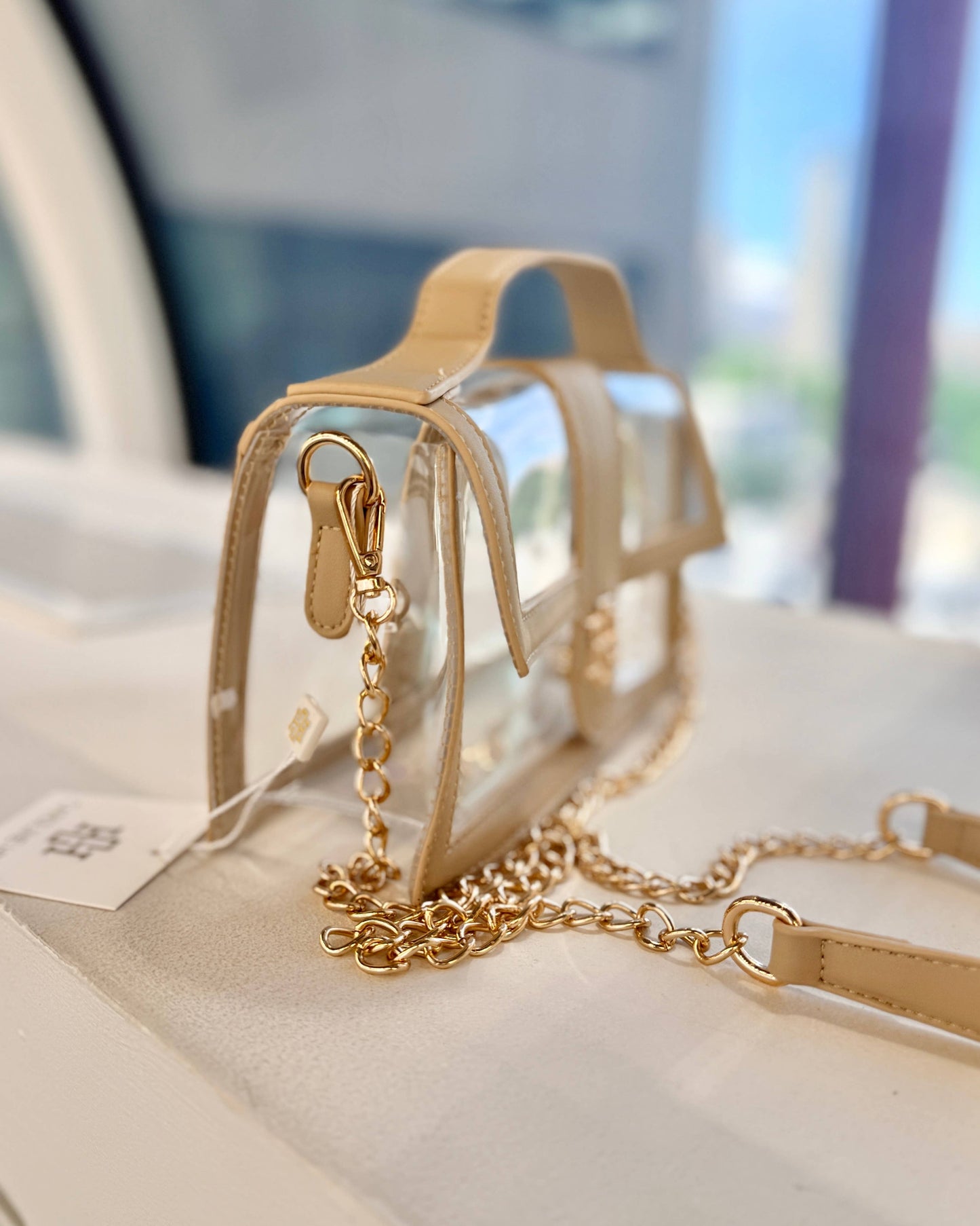 Grace Clear Bag Nude