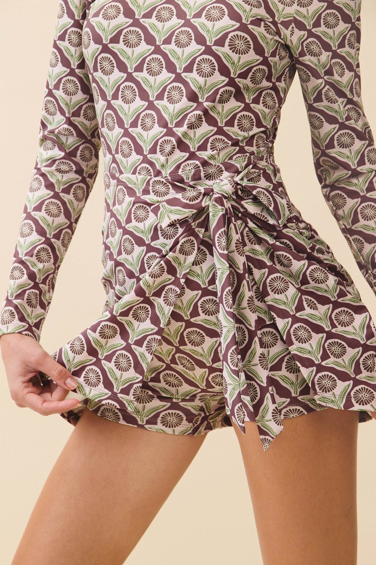 Downtown Day Front Tie Mini Dress