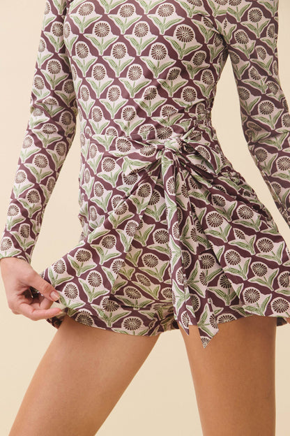 Downtown Day Front Tie Mini Dress