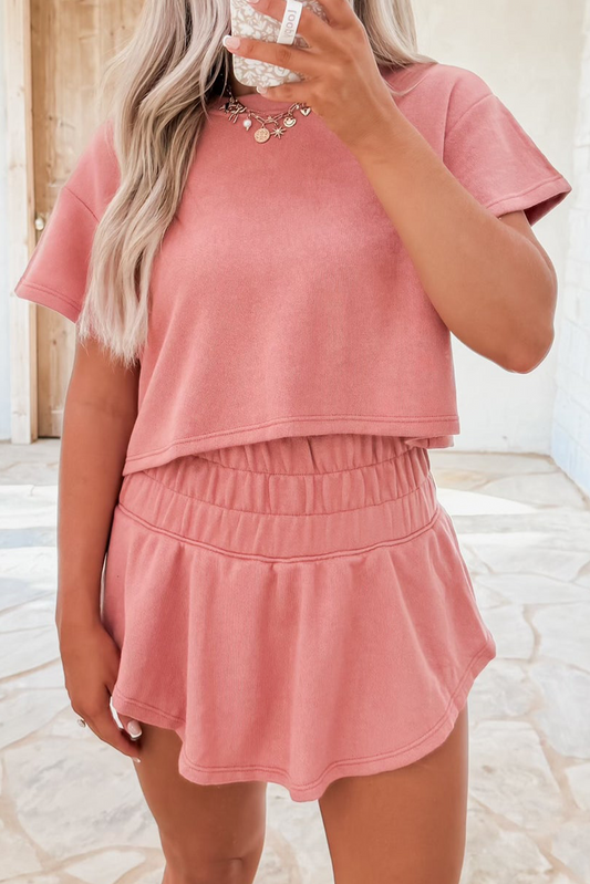 Higher Ground High Waist Skort Set