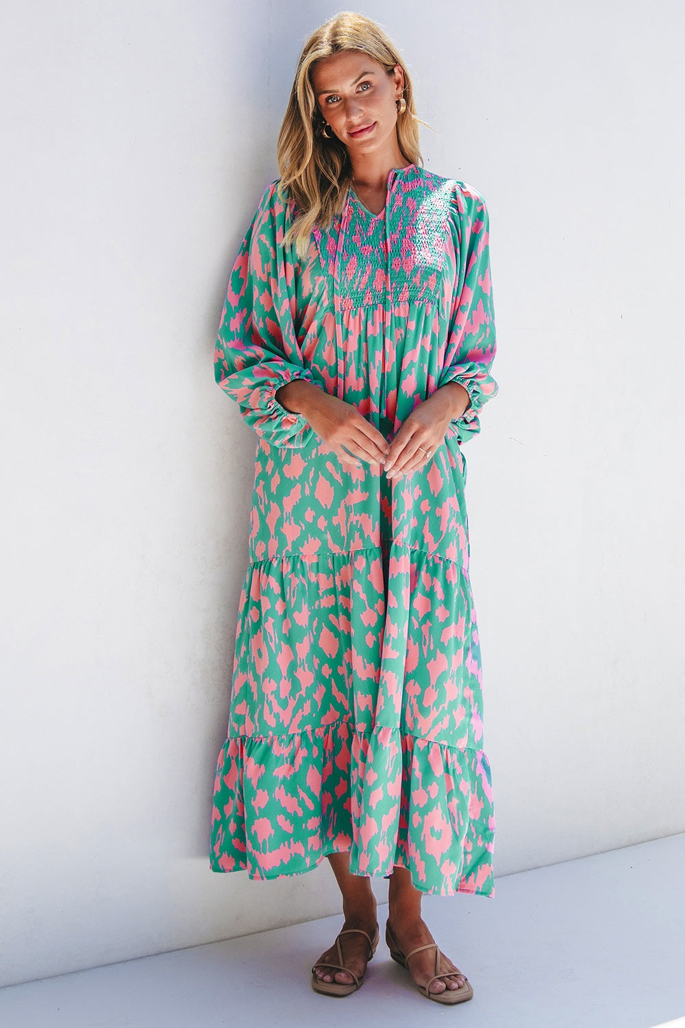 Lynn Smocked Maxi Dress