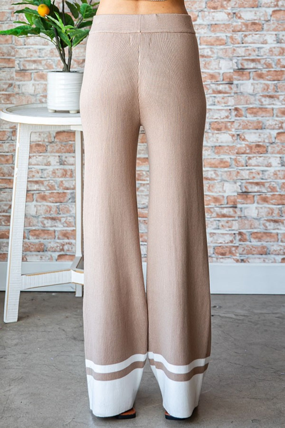 Dallas First Love Contrast Ribbed Knit (Pants Only)