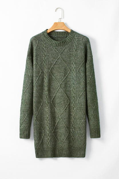Kali Cable Knit Sweater Dress