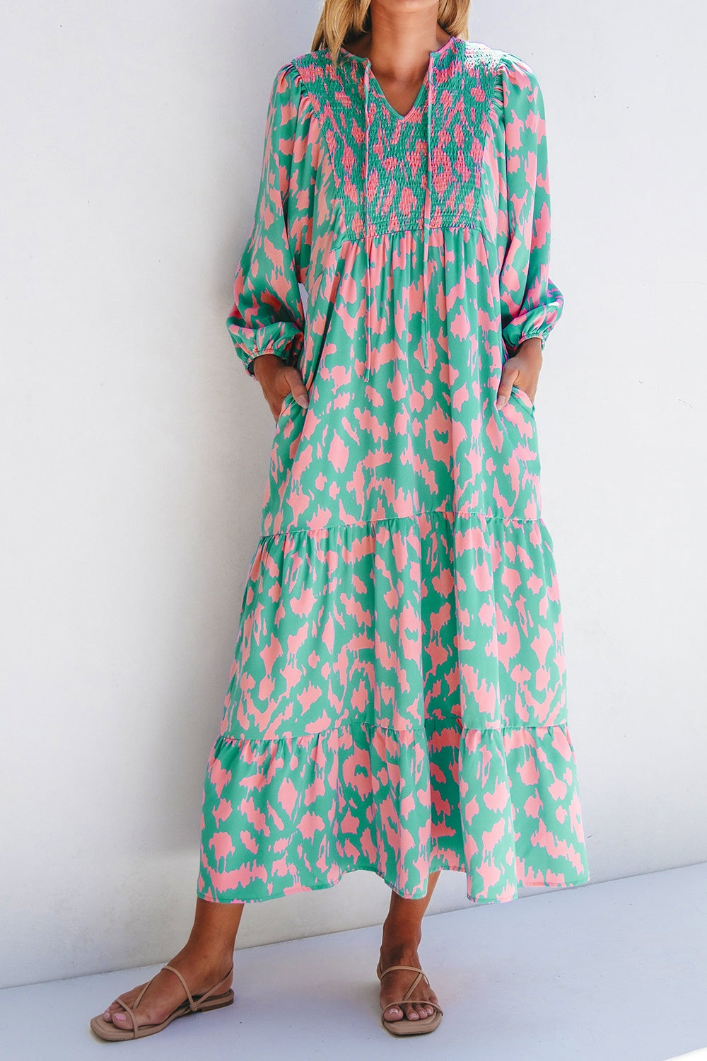 Lynn Smocked Maxi Dress