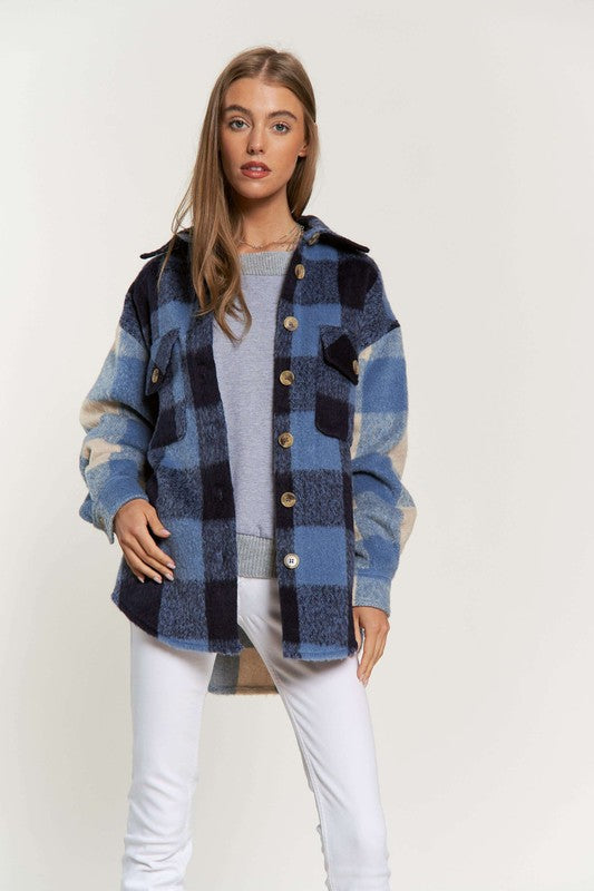 Into Plaid Shacket