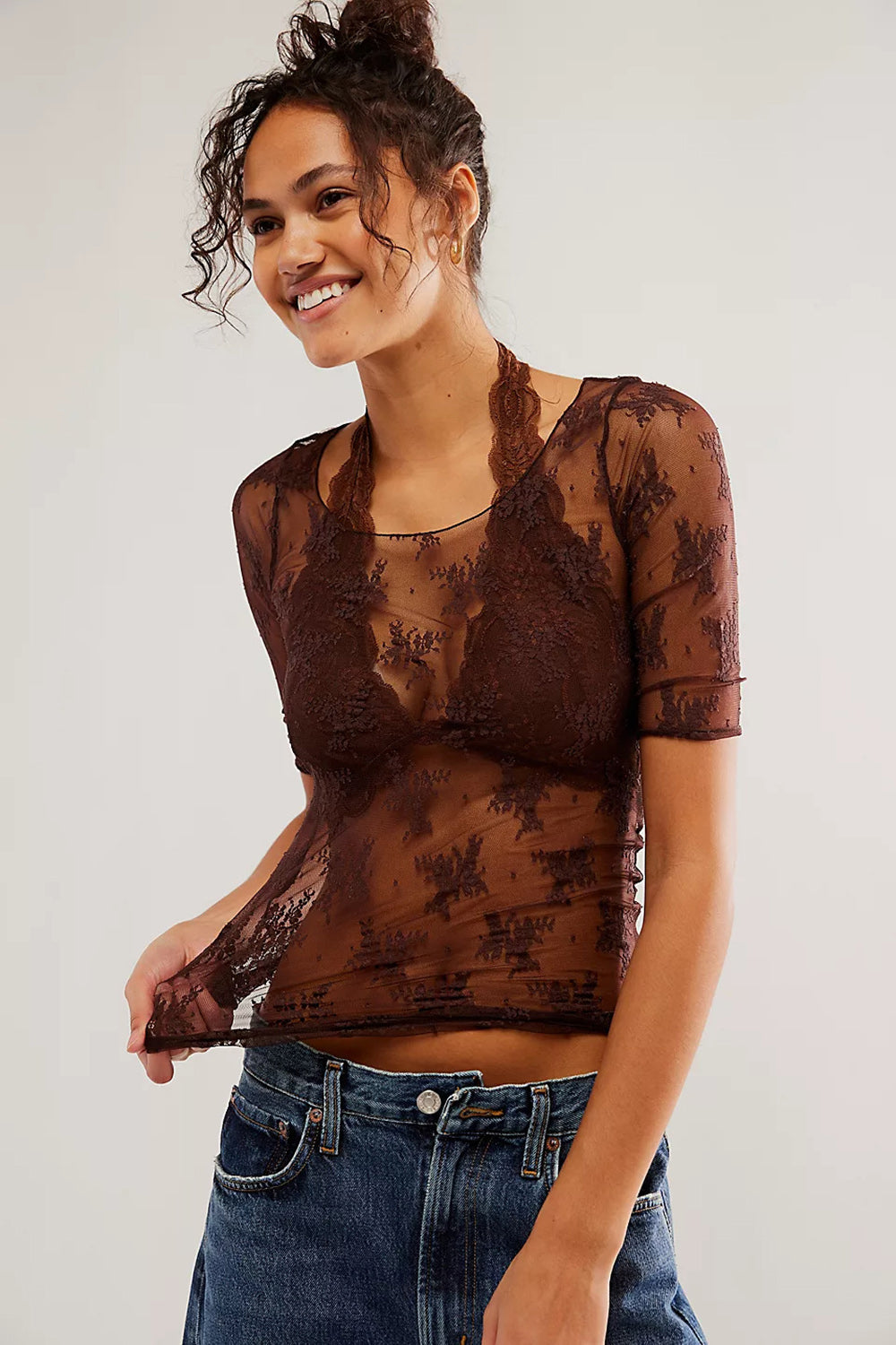 Welcome To Lace Layering Top