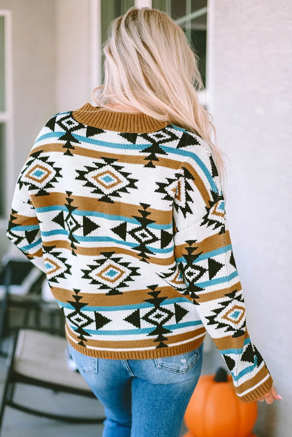 Aztec Daisy Sweater