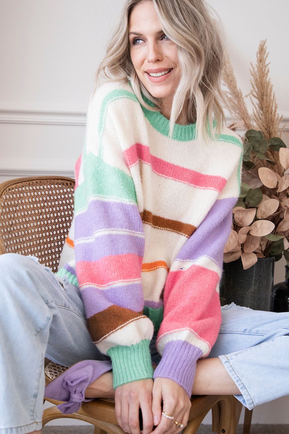 Veronica Striped Sweater