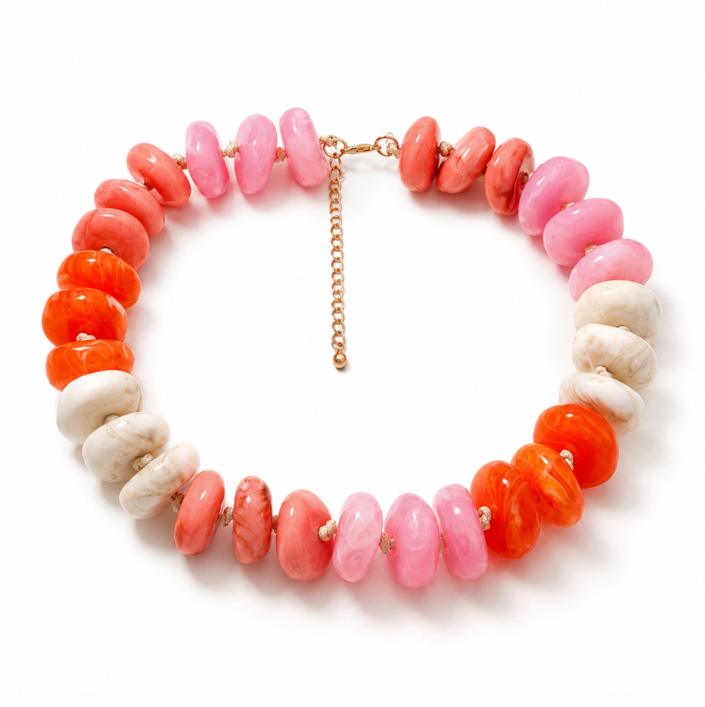 Sunkissed Chunky Beaded Necklace